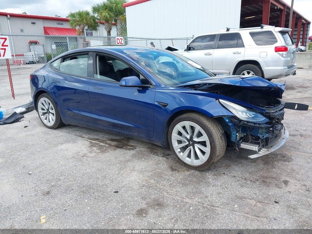 2021 TESLA MODEL 3 5YJ3E1EA4MF849884