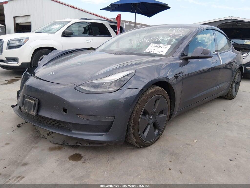 5YJ3E1EB7MF032501 2021 TESLA MODEL 3 photo no. 2