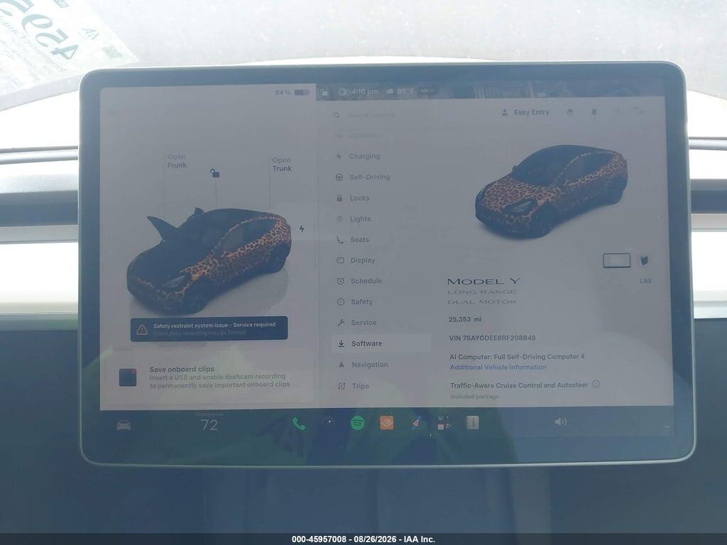 7SAYGDEE8RF208848 2024 TESLA MODEL Y photo no. 7