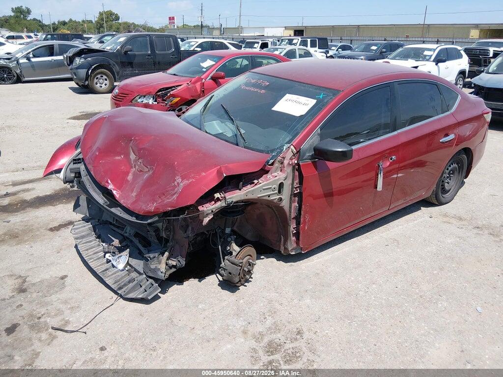 3N1AB7AP9FL690722 2015 NISSAN SENTRA photo no. 2