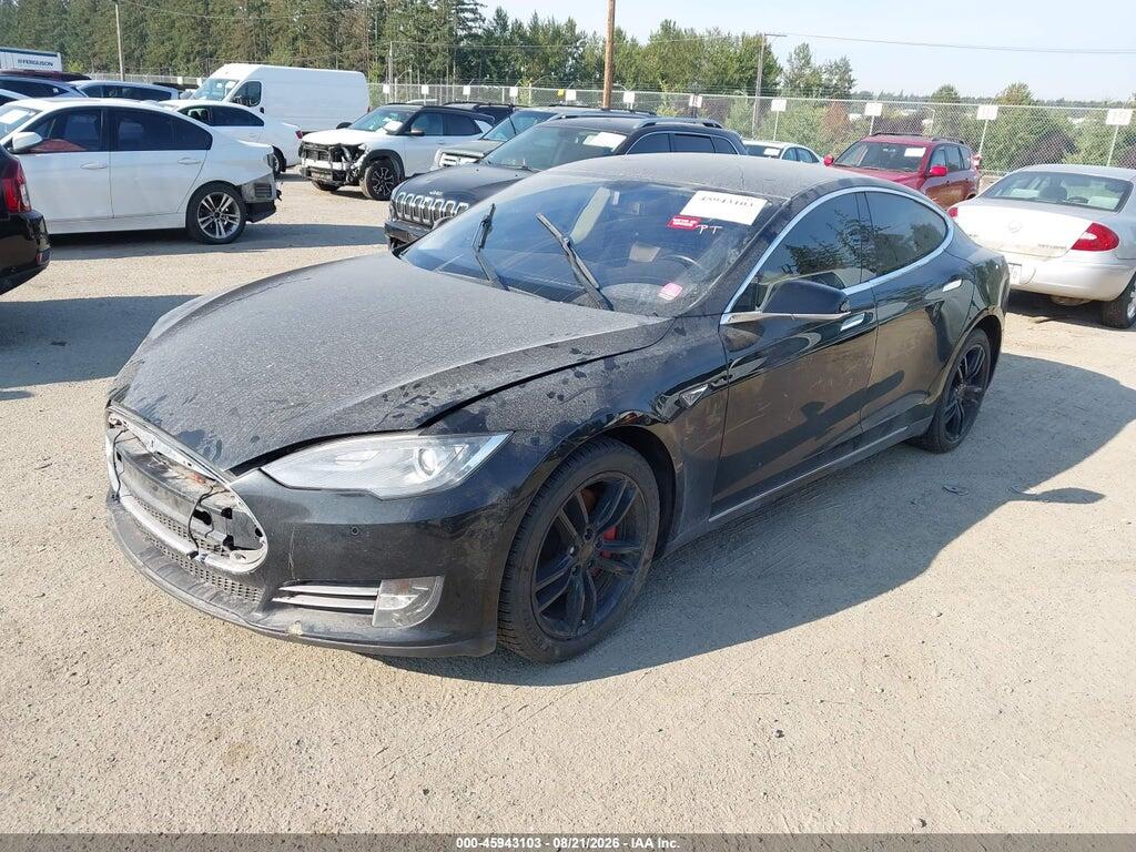 5YJSA1S10EFP41095 2014 TESLA MODEL S photo no. 2
