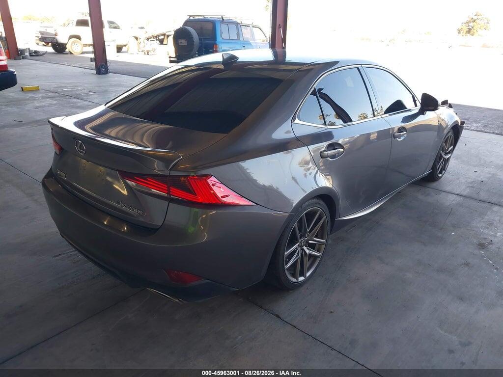 JTHBA1D27H5044338 2017 LEXUS IS 200T photo no. 4