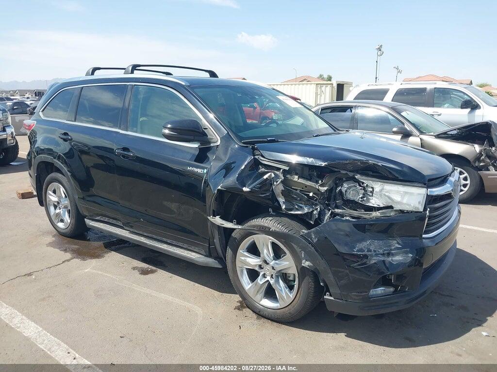 2014 TOYOTA HIGHLANDER HYBRID 5TDDCRFHXES005575