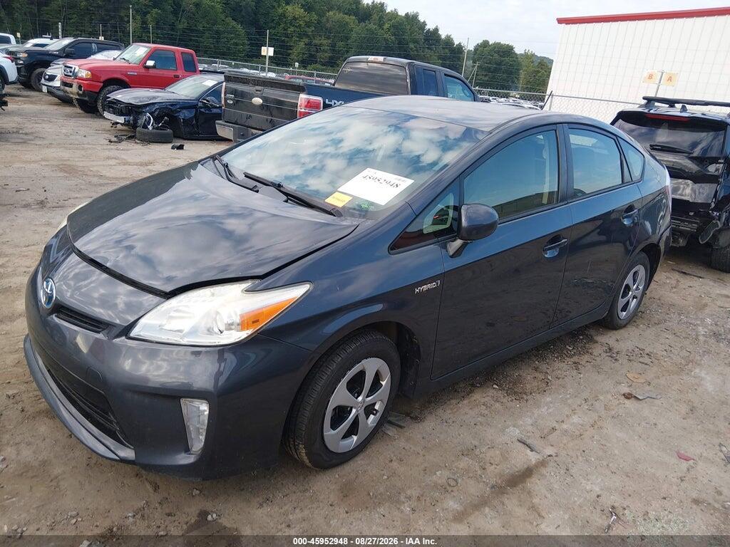 JTDKN3DU6E1783612 2014 TOYOTA PRIUS photo no. 2