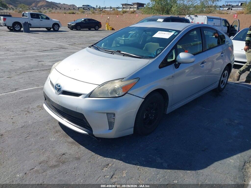 JTDKN3DU3E0363845 2014 TOYOTA PRIUS photo no. 2