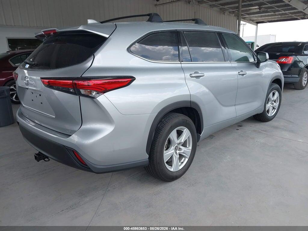 5TDZZRAHXMS519839 2021 TOYOTA HIGHLANDER photo no. 4