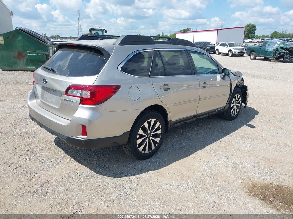 4S4BSALC8F3315436 2015 SUBARU OUTBACK photo no. 4