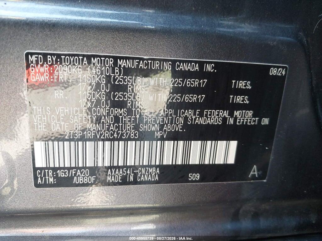2T3P1RFV2RC473783 2024 TOYOTA RAV4 photo no. 9