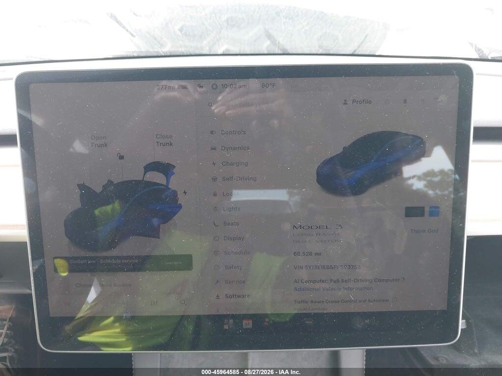 5YJ3E1EB5PF593753 2023 TESLA MODEL 3 photo no. 7