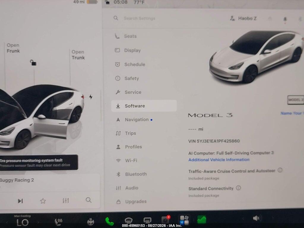 5YJ3E1EA1PF425860 2023 TESLA MODEL 3 photo no. 7