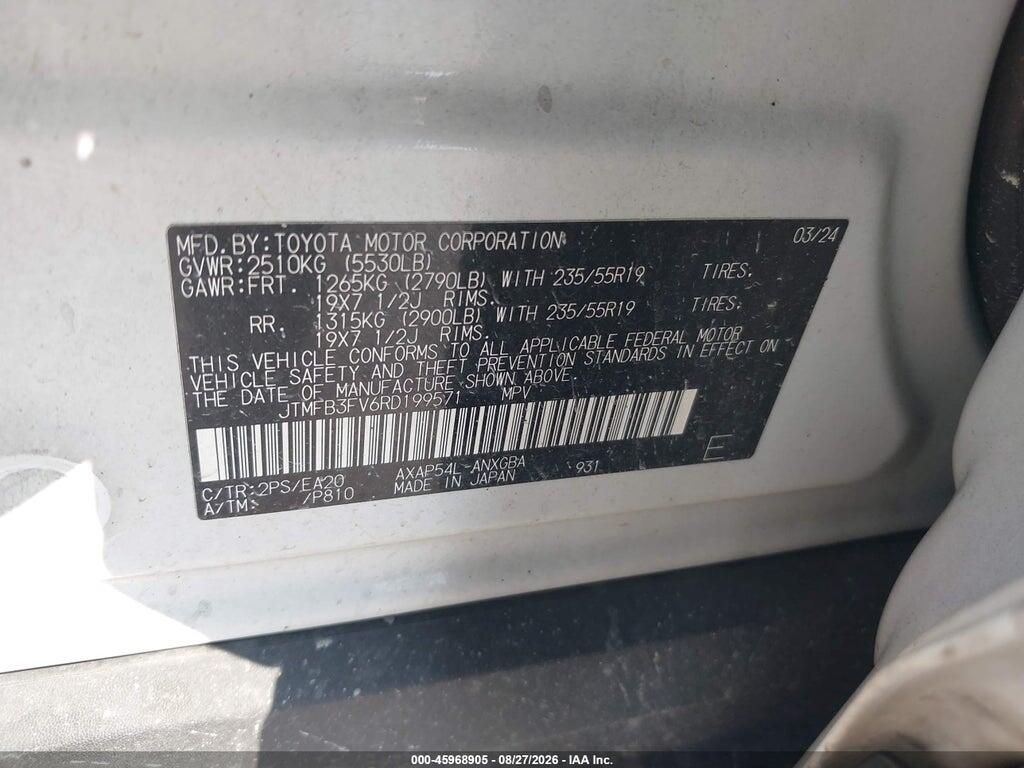 JTMFB3FV6RD199571 2024 TOYOTA RAV4 PRIME photo no. 9