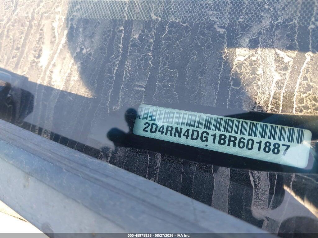 2D4RN4DG1BR601887 2011 DODGE GRAND CARAVAN photo no. 9
