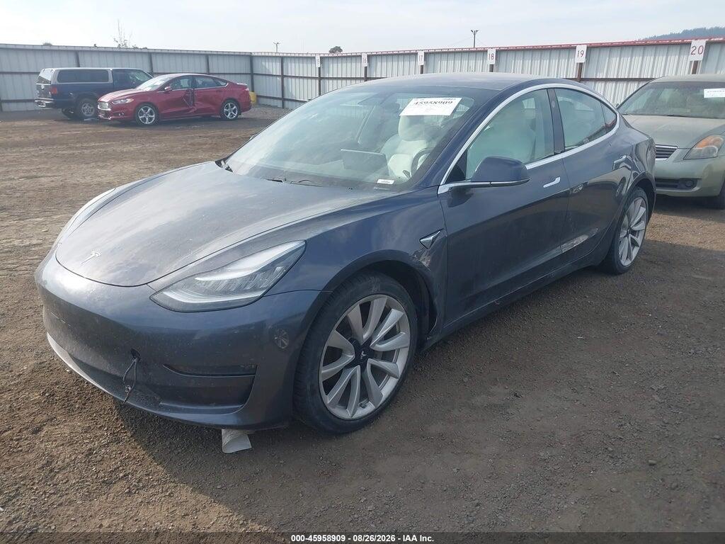 5YJ3E1EB5JF100418 2018 TESLA MODEL 3 photo no. 2