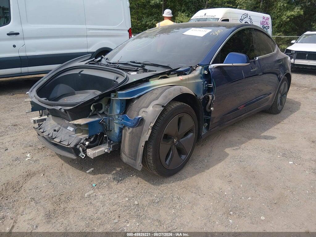 5YJ3E1EB2JF094612 2018 TESLA MODEL 3 photo no. 2
