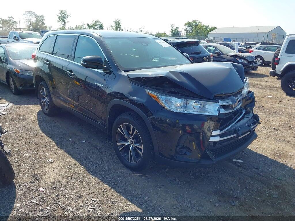 2019 TOYOTA HIGHLANDER HYBRID 5TDBGRFH5KS068106