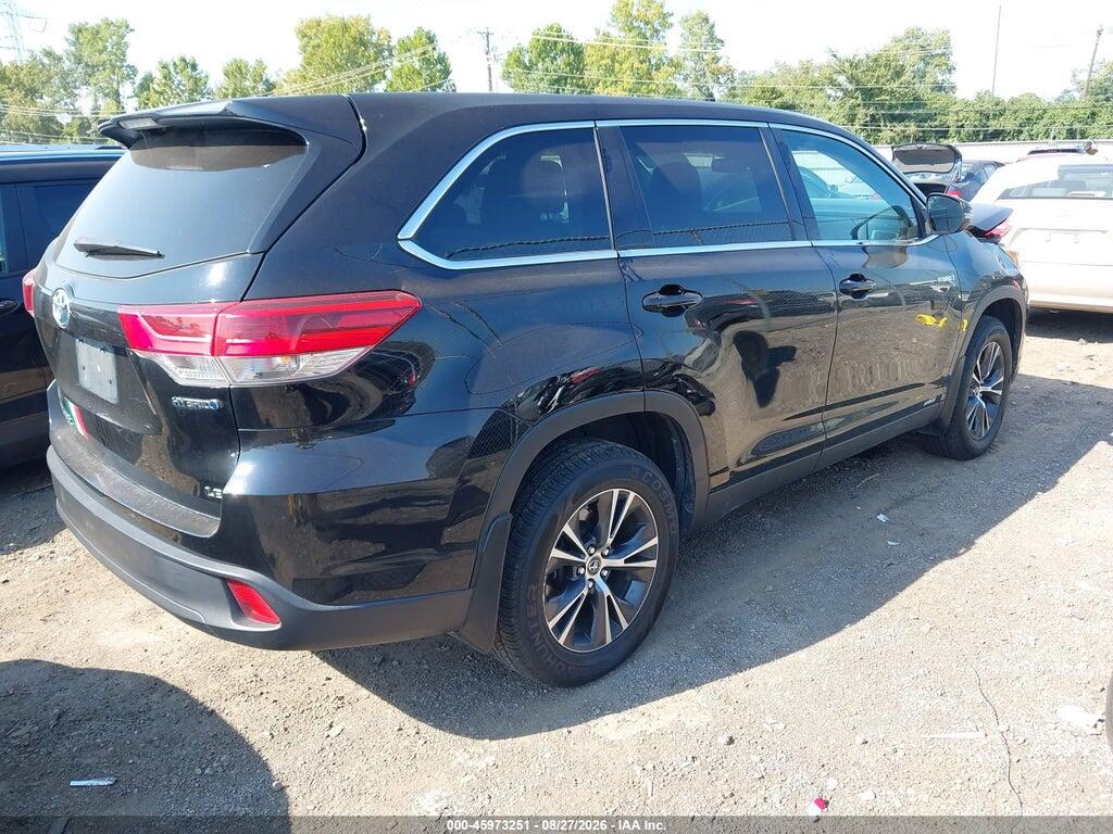 5TDBGRFH5KS068106 2019 TOYOTA HIGHLANDER HYBRID photo no. 4