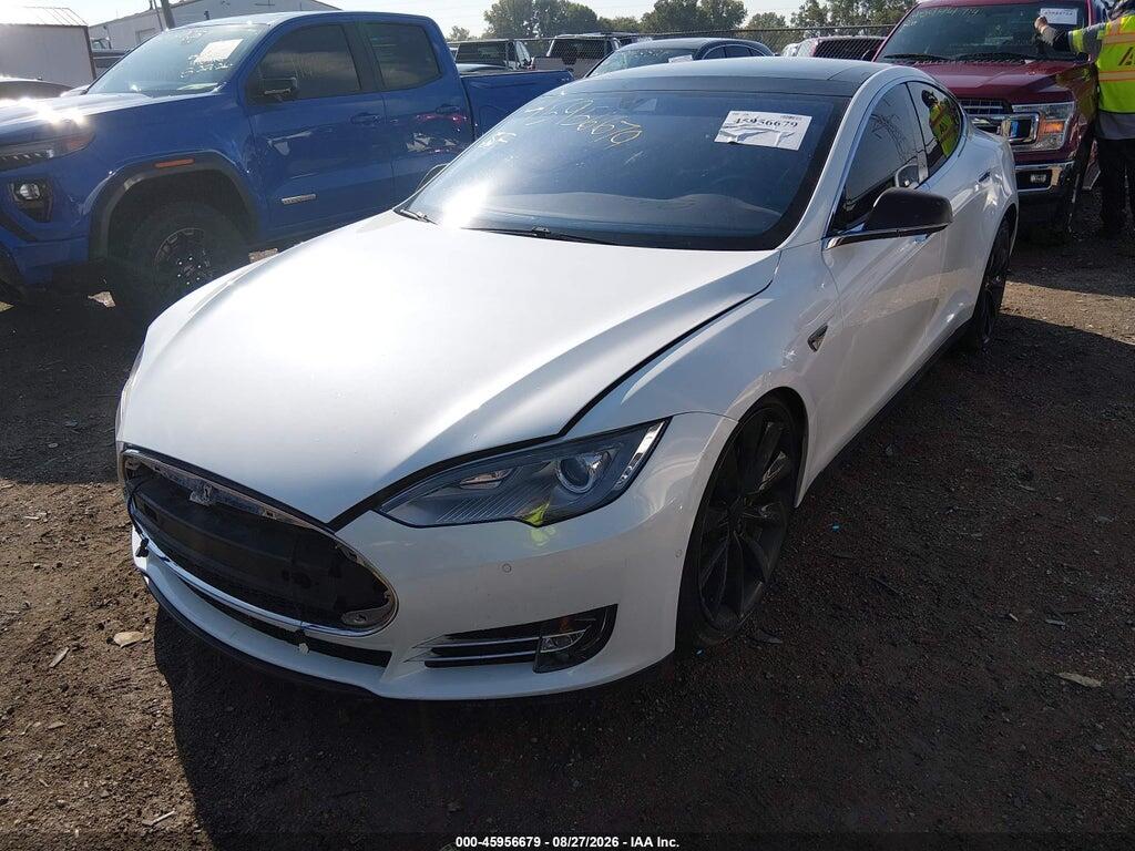 5YJSA1E42FF115619 2015 TESLA MODEL S photo no. 2