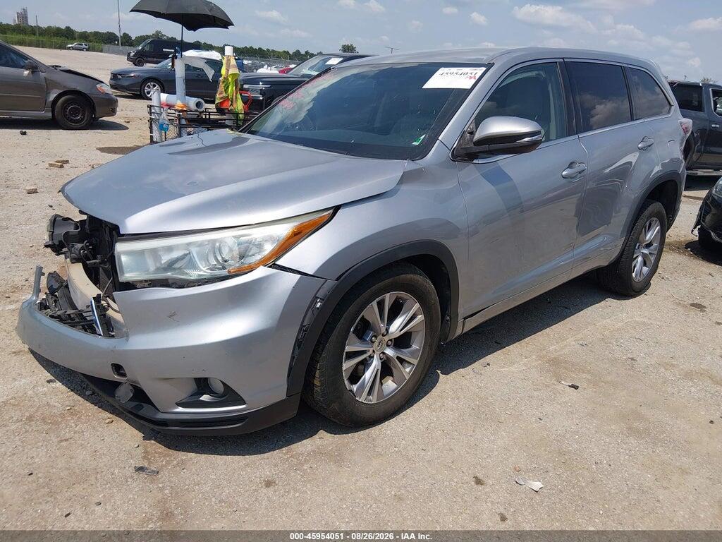 5TDZKRFH7FS081376 2015 TOYOTA HIGHLANDER photo no. 2