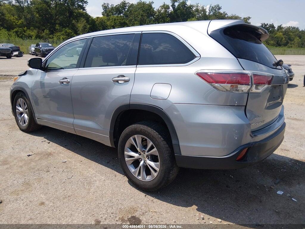 5TDZKRFH7FS081376 2015 TOYOTA HIGHLANDER photo no. 3