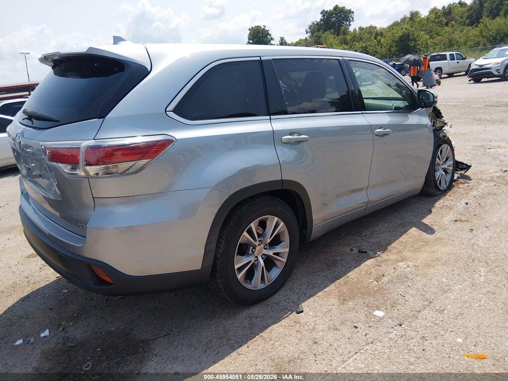 5TDZKRFH7FS081376 2015 TOYOTA HIGHLANDER photo no. 4