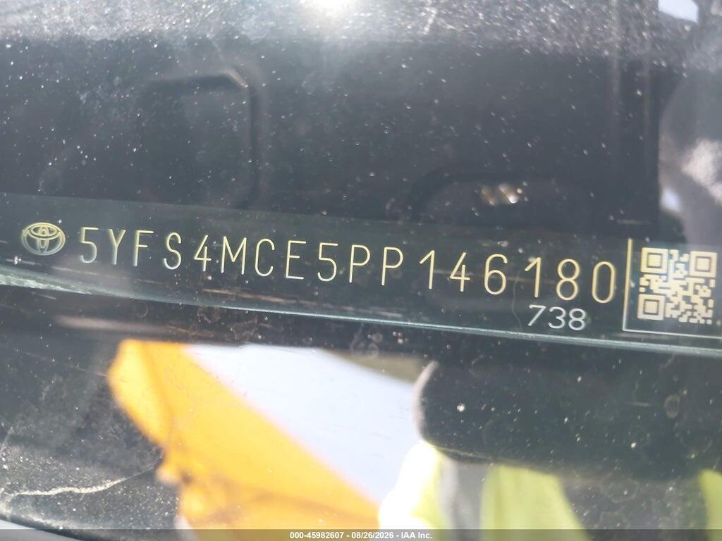 5YFS4MCE5PP146180 2023 TOYOTA COROLLA photo no. 9