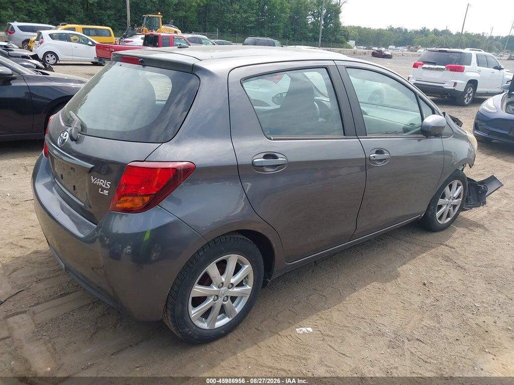 VNKKTUD36FA018718 2015 TOYOTA YARIS photo no. 4
