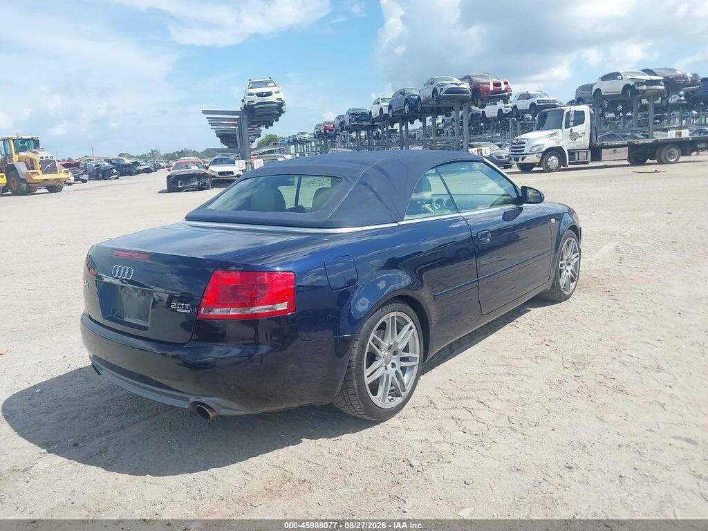 WAUDF48H69K007096 2009 AUDI A4 photo no. 4