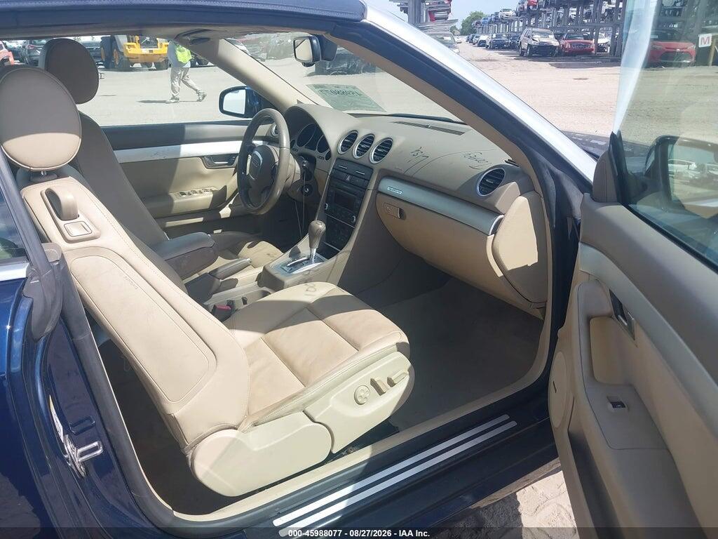 WAUDF48H69K007096 2009 AUDI A4 photo no. 5