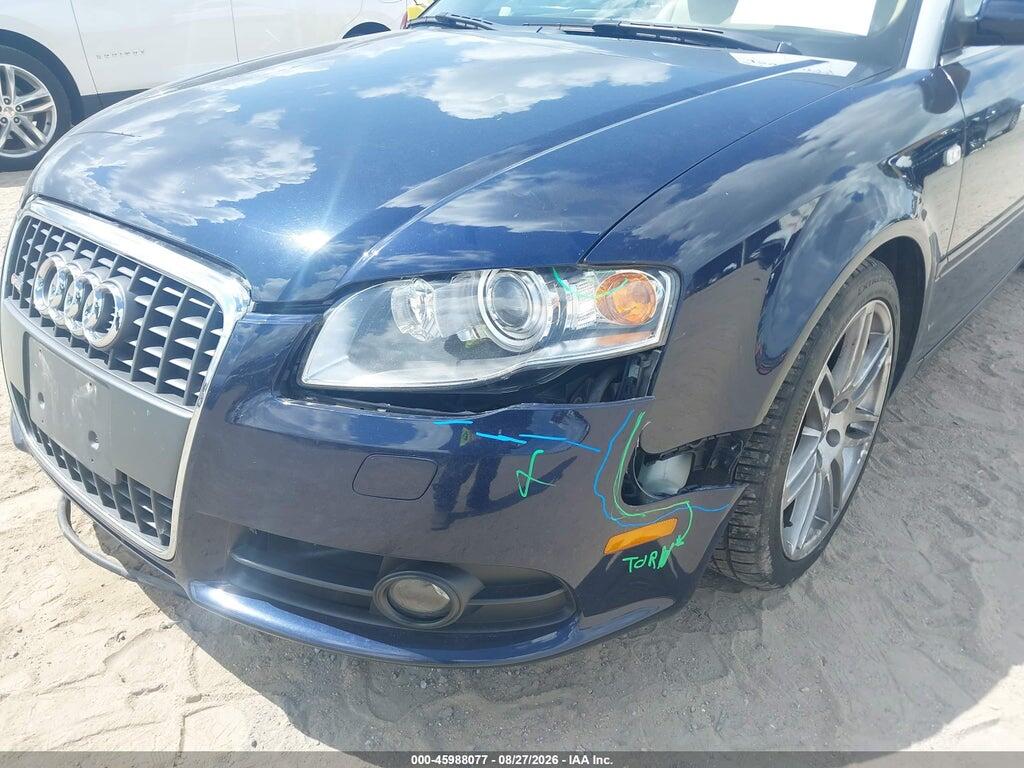 WAUDF48H69K007096 2009 AUDI A4 photo no. 6