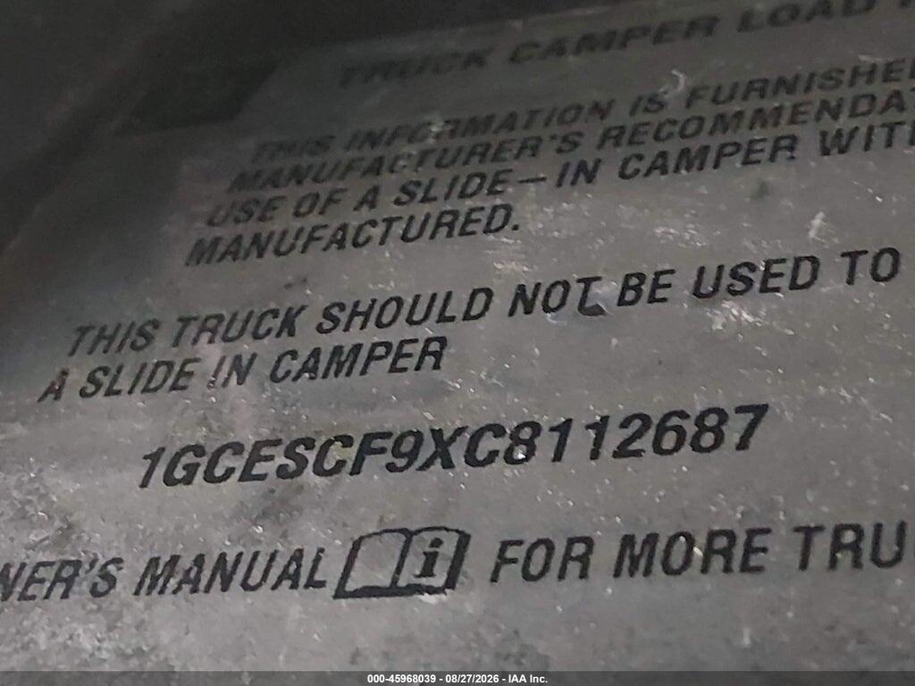1GCESCF9XC8112687 2012 CHEVROLET COLORADO photo no. 9