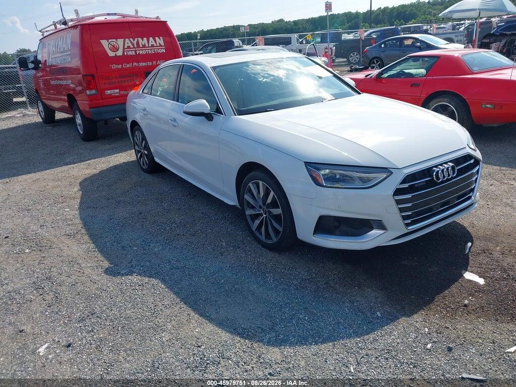 2022 AUDI A4 WAUABAF46NN003099