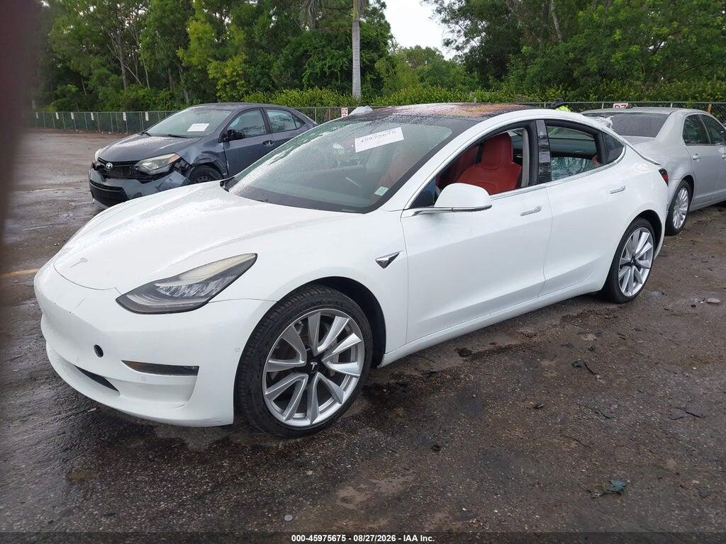 5YJ3E1EA8HF002629 2017 TESLA MODEL 3 photo no. 2