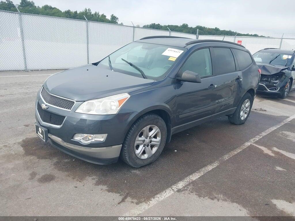 1GNKRFED3CJ381006 2012 CHEVROLET TRAVERSE photo no. 2