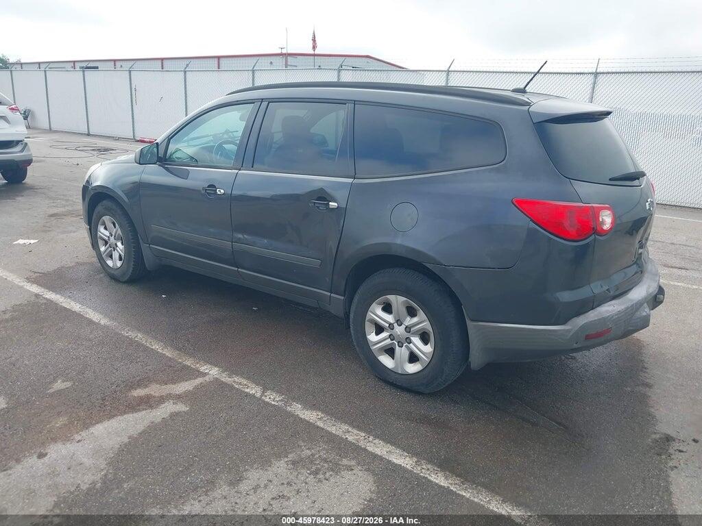 1GNKRFED3CJ381006 2012 CHEVROLET TRAVERSE photo no. 3