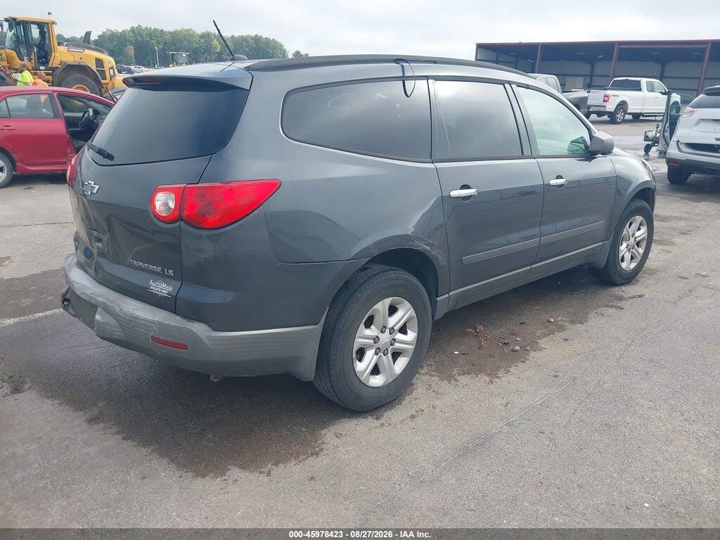 1GNKRFED3CJ381006 2012 CHEVROLET TRAVERSE photo no. 4