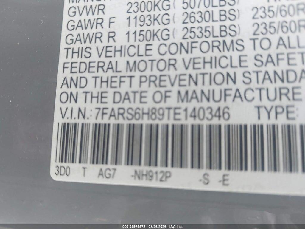 7FARS6H89TE140346 2026 HONDA CR-V HYBRID photo no. 9