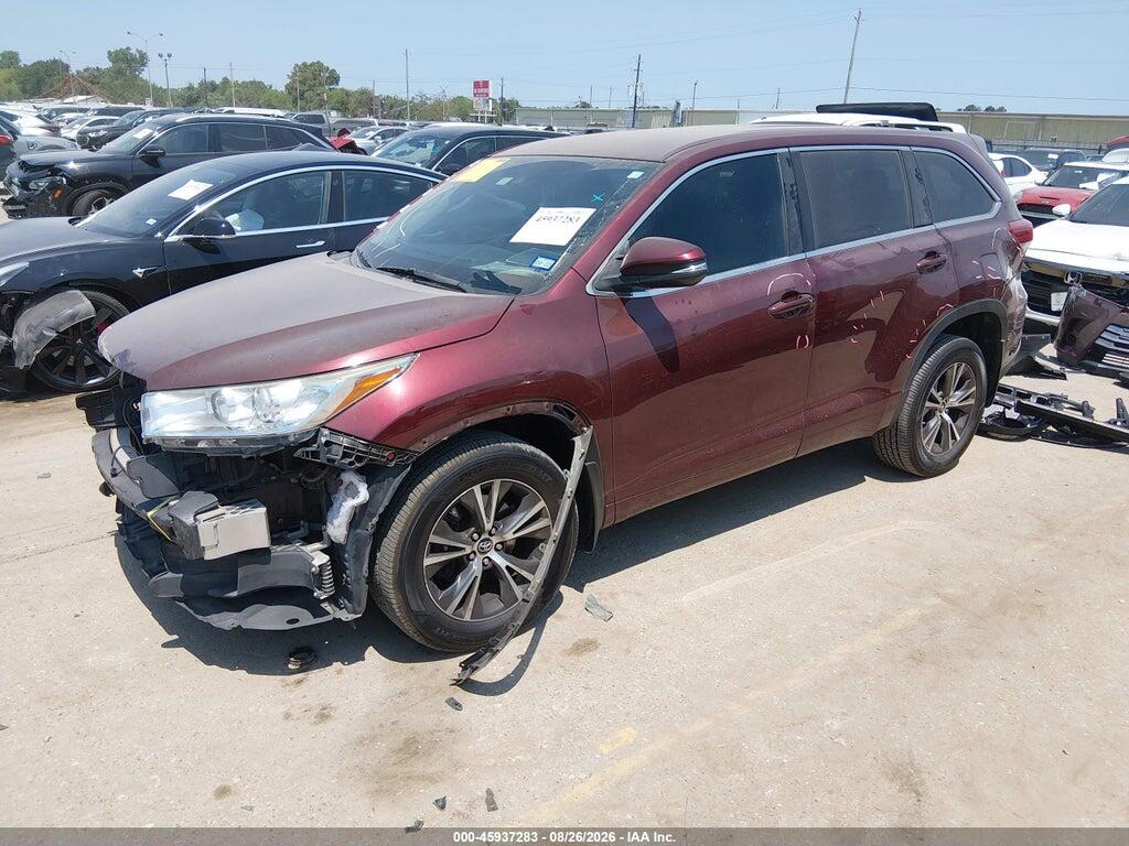 5TDZZRFH5HS220810 2017 TOYOTA HIGHLANDER photo no. 2