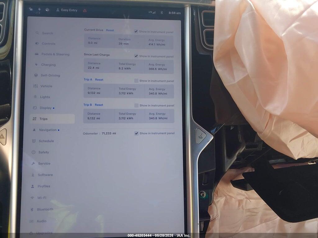 5YJSA1E26FF118828 2015 TESLA MODEL S photo no. 7