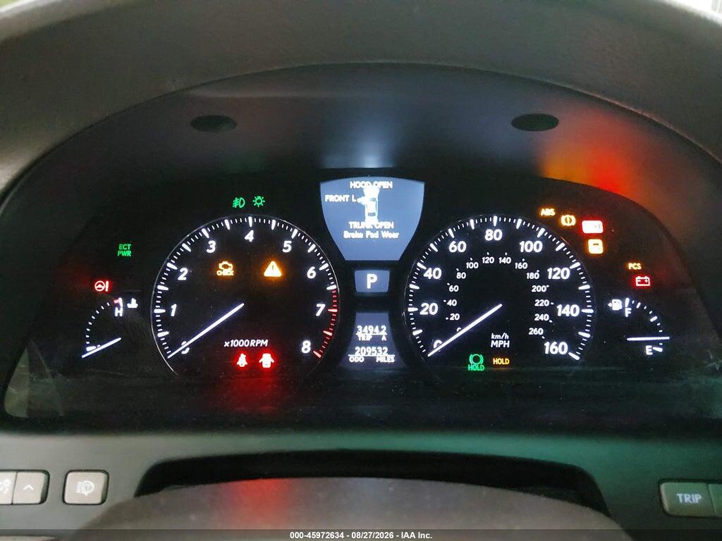 JTHDL5EF1B5003013 2011 LEXUS LS 460 photo no. 7
