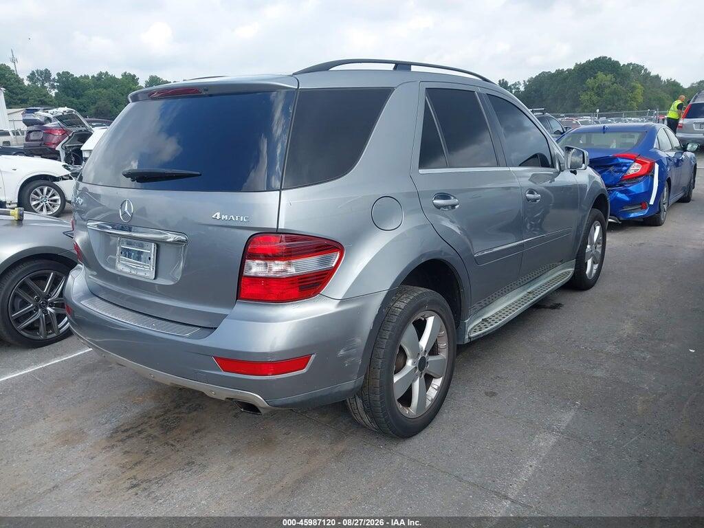 4JGBB8GB9BA720365 2011 MERCEDES-BENZ ML 350 photo no. 4