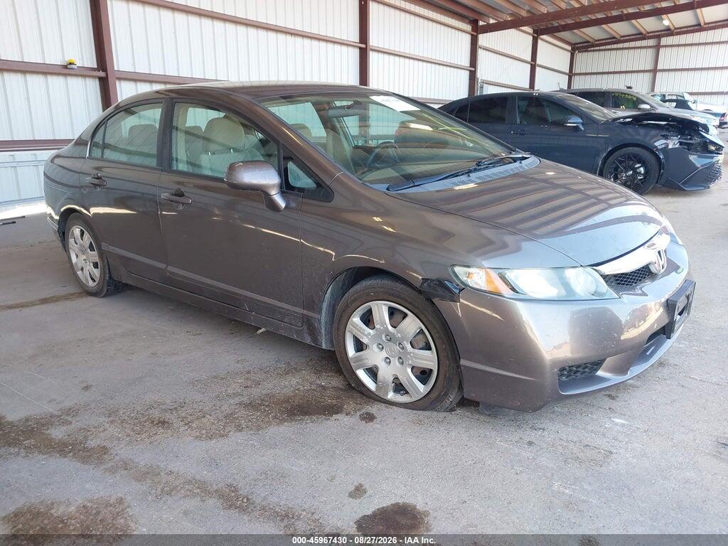 2009 HONDA CIVIC 19XFA16569E036828