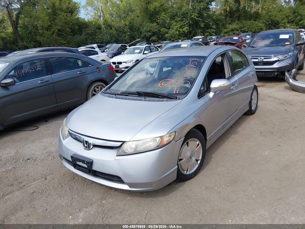 JHMFA36217S008381 2007 HONDA CIVIC HYBRID photo no. 2