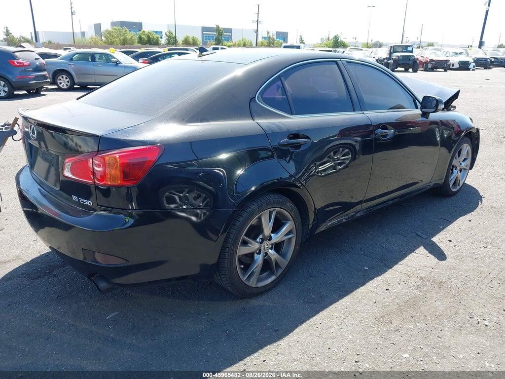 JTHBK262692089659 2009 LEXUS IS 250 photo no. 4