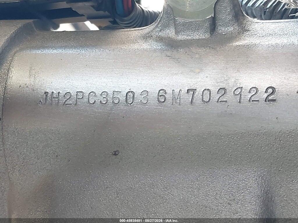 JH2PC35036M702922 2006 HONDA CBR600 photo no. 10
