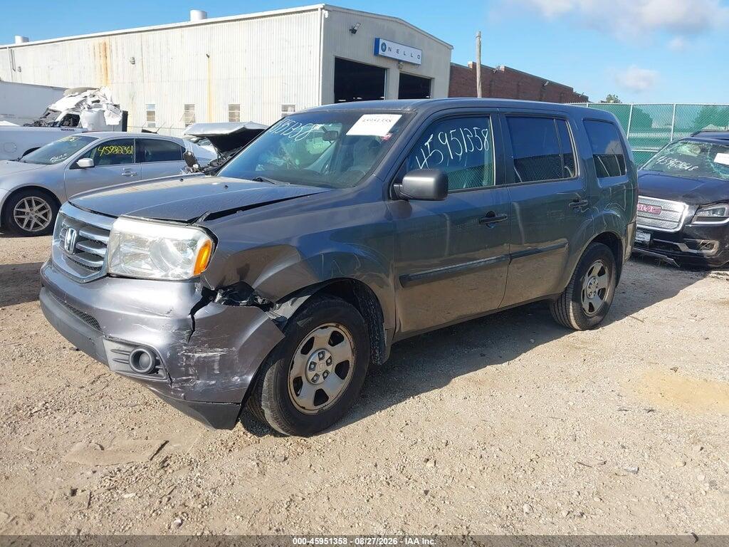 5FNYF4H2XCB013410 2012 HONDA PILOT photo no. 2