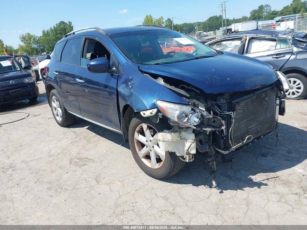 2009 NISSAN MURANO JN8AZ18W39W130880