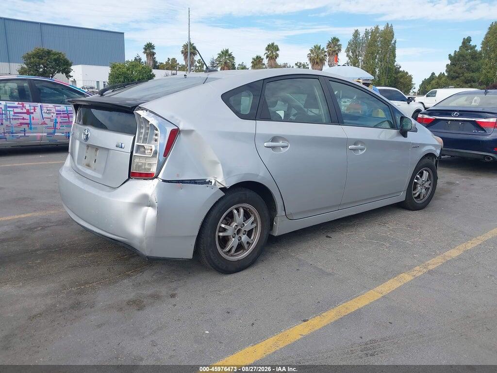 JTDKN3DU2B0263926 2011 TOYOTA PRIUS photo no. 4