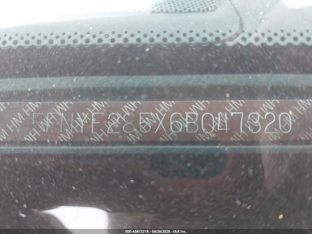5FNYF285X6B047320 2006 HONDA PILOT photo no. 9