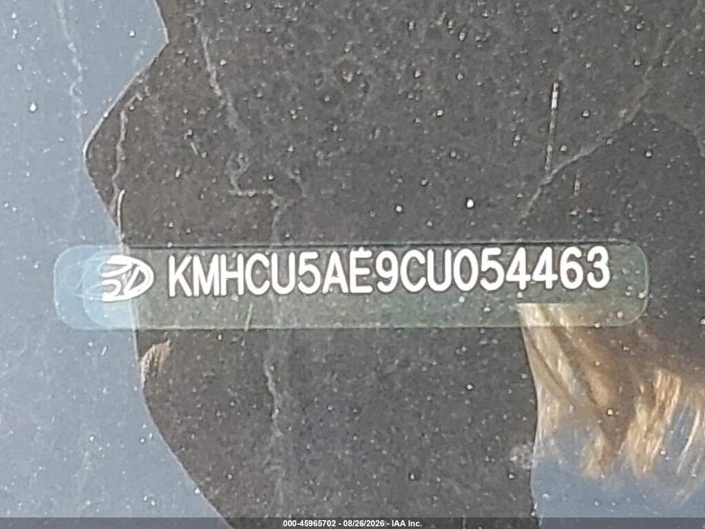 KMHCU5AE9CU054463 2012 HYUNDAI ACCENT photo no. 9