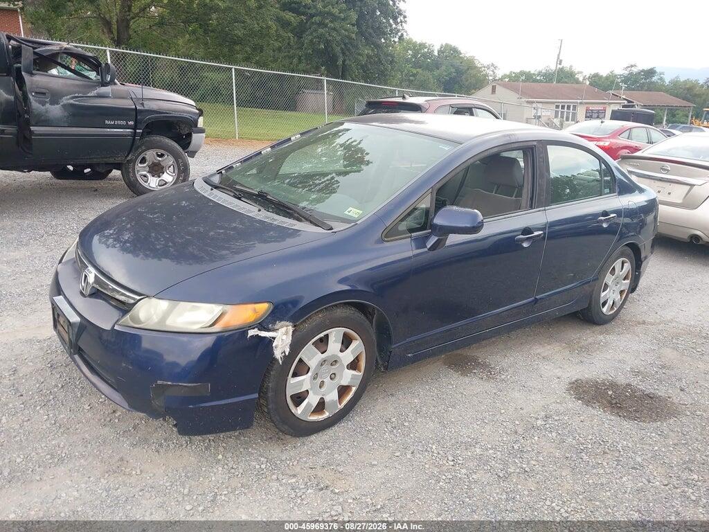 1HGFA16558L014620 2008 HONDA CIVIC photo no. 2